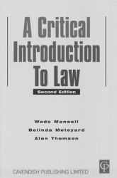 A Critical Introduction to Law