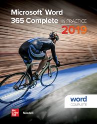 Looseleaf for Microsoft Word 365 Complete: in Practice, 2019 Edition