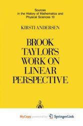 Brook Taylor's Work on Linear Perspective