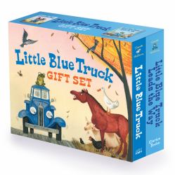 Little Blue Truck 2-Book Gift Set : Little Blue Truck Board Book, Little Blue Truck Leads the Way Board Book