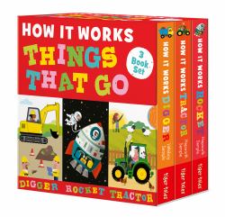 How It Works: Things That Go 3-Book Boxed Set : Digger; Rocket; Tractor