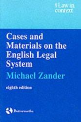 Cases and Materials on the English Legal System