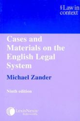 Cases and Materials on the English Legal System