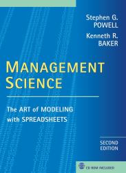 Management Science : The Art of Modeling with Spreadsheets