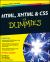 HTML, XHTML and CSS for Dummies