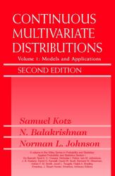 Continuous Multivariate Distributions, Volume 1 : Models and Applications