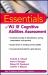 Essentials of WJ III Cognitive Abilities Assessment