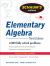 Schaum's Outline of Elementary Algebra, 3ed