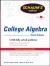 Schaum's Outline of College Algebra, Third Edition