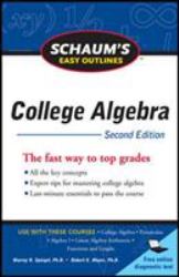 Schaum's Easy Outline of College Algebra, Second Edition