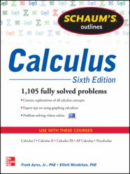 Schaum's Outline of Calculus, 6th Edition