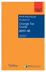 MHA MacIntyre Hudson's Orange Tax Guide 2017-18