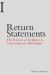 Return Statements : The Return of Religion in Contemporary Philosophy