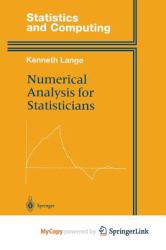 Numerical Analysis for Statisticians