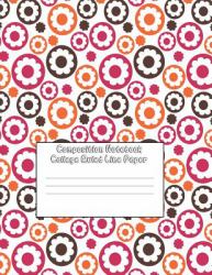 Composition Notebook - College Ruled Line Paper : Floral Bubble Design, 120 Pages, 8. 5x11 In