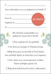 Godparent Card 2024 : Pack Of 50