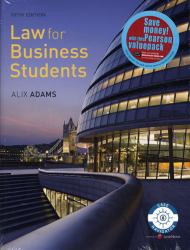 Online Course Pack : Law for Business Students fifth edition/Contract Law Online Study Guide Access Card - to accompany Pearson