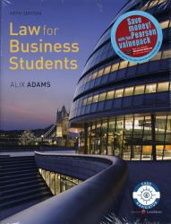 Online Course Pack : Law for Business Students fifth edition/Contract Law Online Study Guide Access Card - to accompany Pearson (WCT)