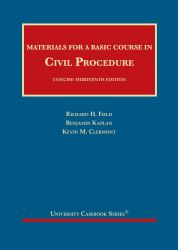 Materials for a Basic Course in Civil Procedure, Concise