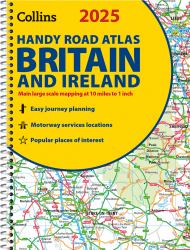 2025 Collins Handy Road Atlas Britain and Ireland: A5 Spiral (Collins Road Atlas)