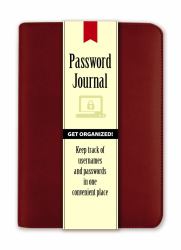 Password Journal : Pomegranate