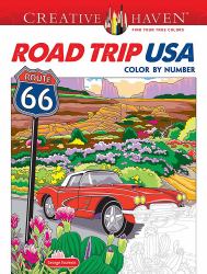 Creative Haven Road Trip USA Color by Number