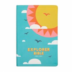 CSB Explorer Bible for Kids, Hello Sunshine LeatherTouch, Indexed