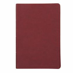 NASB Giant Print Reference Bible, Burgundy LeatherTouch