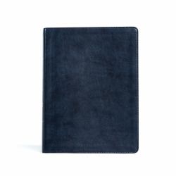 CSB Verse-By-Verse Reference Bible, Navy LeatherTouch