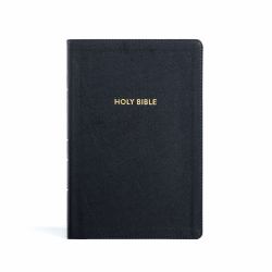 KJV Rainbow Study Bible, Black LeatherTouch