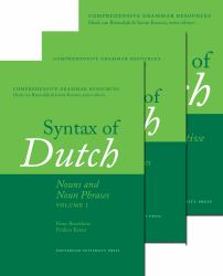 Syntax of Dutch : Adjectives and Adjective Phrases