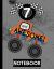 7 and Awesome! Notebook : Blank Lined Truck Notebook for Boys 7 Year Old Birthday: Fun Animals and Monster Trucks Frame Writing Pages