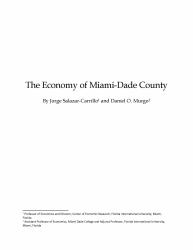 The Economy of Miami-Dade County