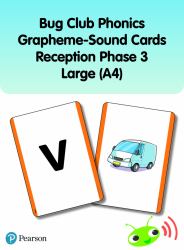 Bug Club Phonics Grapheme-Sound Cards Reception Phase 3 Large (A4)