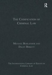 The Codification of Criminal Law