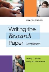 Writing the Research Paper : A Handbook, Spiral Bound Version