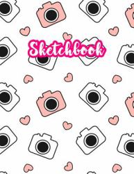 Sketchbook : Cute Drawing Note Pad and Sketch Book for Kids, Girls and Adult - Large 8. 5 X 11 Matte Cover with White Interior (Perfect for Sketching, Coloring, Watercolor, Mixed Media, Doodling, Write and Draw Journal and Notebook)