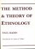 The Method and Theory of Ethnology