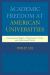 Academic Freedom at American Universities : Constitutional Rights, Professional Norms, and Contractual Duties